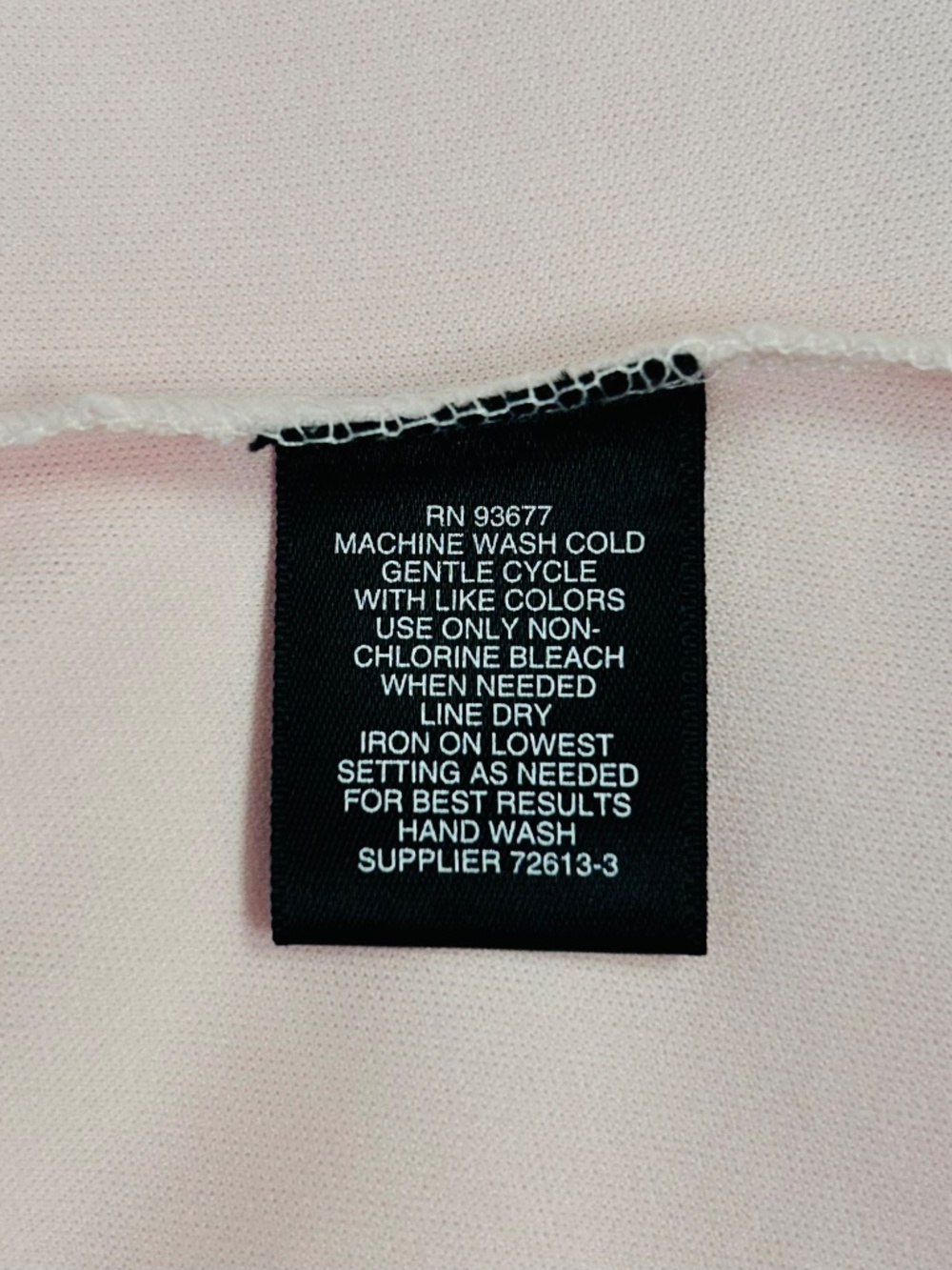 Liz Claiborne Light Pink Bell Sleeve Top, Size L, NWOT - Picture 8 of 8